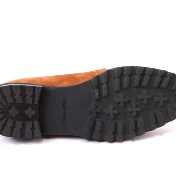 Luca Grossi 706a Brown Suede Leather Platform Loafers Shoes - Picture 8 of 8